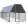 Spacious Chicken Cage 2x6m | Galvanised Steel | Hipomarket