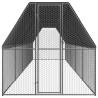 Galvanised Steel Chicken Cage 2x10x2m | Durable Outdoor Enclosure