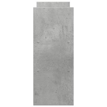 Adjustable Concrete Grey Desk Organiser - 40x17x41 cm