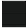 Shoe Cabinet Black 80x21x87.5 cm | Durable Engineered Wood