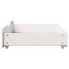 Under-Bed Drawers 2 pcs White - Space-Saving Storage Solution