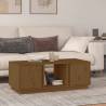  Coffee Table Honey Brown 110x50x40 cm Solid Wood Pine Colour honey brown Quantity in Package 1 