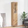 Highboard Sonoma Oak 34.5x34x180 cm Engineered Wood Colour sonoma oak Quantity in Package 1 Model 1 door 