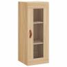 Elegant Highboard Sonoma Oak | 34.5x34x180 cm Engineered Wood