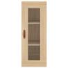 Elegant Highboard Sonoma Oak | 34.5x34x180 cm Engineered Wood