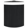 Bamboo Corner Laundry Basket Black 60 L - Stylish & Functional