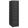  Mobile File Cabinet Anthracite 28x41x109 cm Metal Colour anthracite Quantity in Package 1 Model 8 drawers 