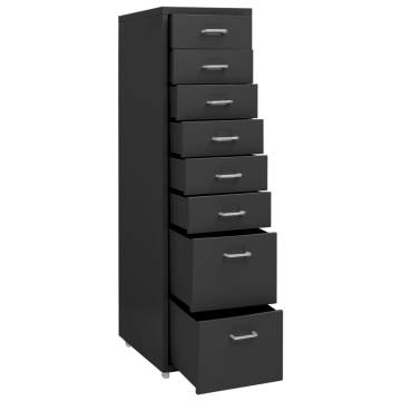 Buy Anthracite Mobile File Cabinet - Durable Metal Storage