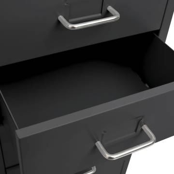 Buy Anthracite Mobile File Cabinet - Durable Metal Storage