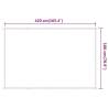 Vertical Awning White 180x420 cm - Durable Oxford Fabric