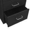 Mobile File Cabinet Black - Durable & Stylish Office Storage