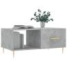 Stylish Concrete Grey Coffee Table - 90x50x40 cm | Hipo Market