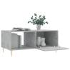 Stylish Concrete Grey Coffee Table - 90x50x40 cm | Hipo Market