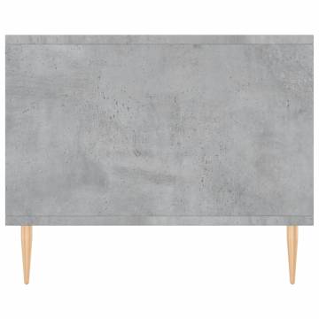 Stylish Concrete Grey Coffee Table - 90x50x40 cm | Hipo Market