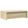 Monitor Stand with Drawers Sonoma Oak | Hipomarket UK