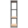 4-Layer Shelves - Anthracite Steel & Engineered Wood Set of 3