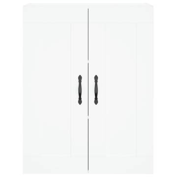 Stylish Highboard White 69.5x34x180 cm | Hipomarket UK