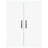 Stylish Highboard White 69.5x34x180 cm | Hipomarket UK