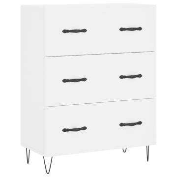 Stylish Highboard White 69.5x34x180 cm | Hipomarket UK