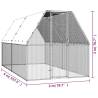 Chicken Cage 2x4x2m - Durable Galvanised Steel Enclosure