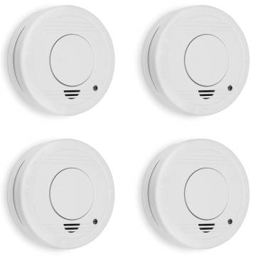 Smartwares Smoke Alarms - 4 Pack - Essential Home Safety