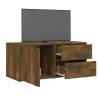 Stylish Smoked Oak TV Cabinet - 80x34x36 cm | Hipomarket