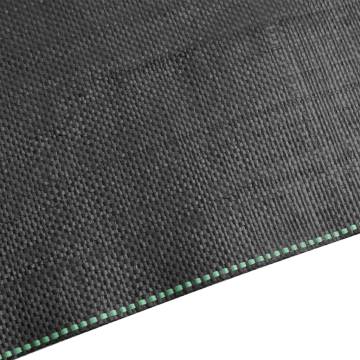 Weed Membrane Black 0.5x10 m PP | Durable Weed Control Mat