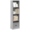  Bookcase Grey Sonoma 40x24x143 cm Engineered Wood Colour grey sonoma Quantity in Package 1 Height 143 cm Width 40 cm 