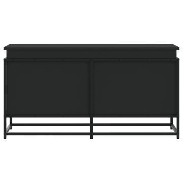 Storage Box with Lid - Black, 100x40x51.5 cm - Hipomarket