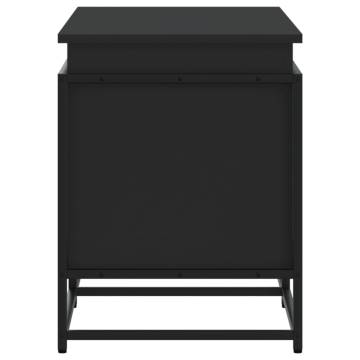 Storage Box with Lid - Black, 100x40x51.5 cm - Hipomarket