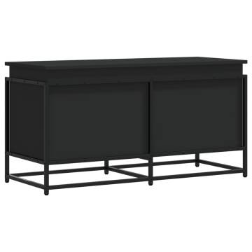 Storage Box with Lid - Black, 100x40x51.5 cm - Hipomarket