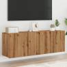  TV Cabinets Wall-mounted 2 pcs Artisian Oak 60x30x41 cm Colour artisan oak Quantity in Package 2 Width 60 cm 