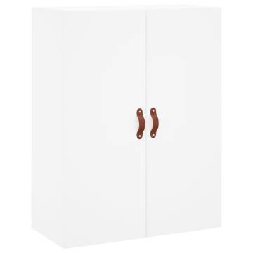 Stylish Highboard White - 69.5x34x180 cm Engineered Wood