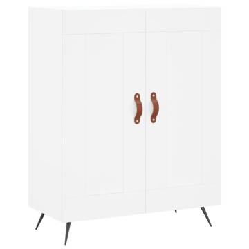 Stylish Highboard White - 69.5x34x180 cm Engineered Wood