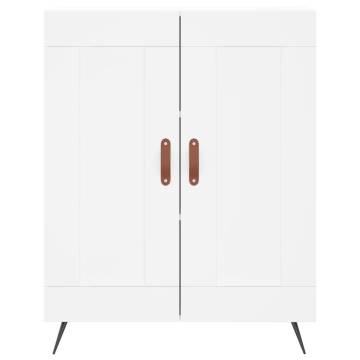 Stylish Highboard White - 69.5x34x180 cm Engineered Wood