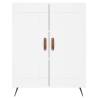 Stylish Highboard White - 69.5x34x180 cm Engineered Wood