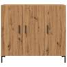 Artisian Oak Sideboard - 90x34x80 cm Engineered Wood