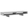 Monitor Stand Grey Sonoma - Engineered Wood, 100x27x15 cm