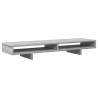 Monitor Stand Grey Sonoma - Engineered Wood, 100x27x15 cm