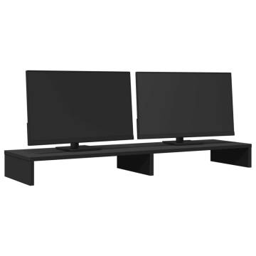 Monitor Stand Black 100x27x10 cm - Ergonomic & Stylish