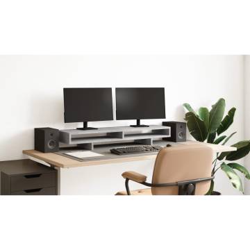 Monitor Stand Concrete Grey - Stylish & Practical | HipoMarket