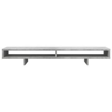 Monitor Stand Concrete Grey - Stylish & Practical | HipoMarket