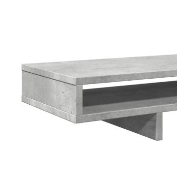 Monitor Stand Concrete Grey - Stylish & Practical | HipoMarket