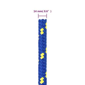 Boat Rope Blue 14mm - Durable Polypropylene 100m | HipoMarket