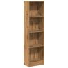 Artisian Oak Bookcase 40x24x143 cm | Stylish Storage Solution