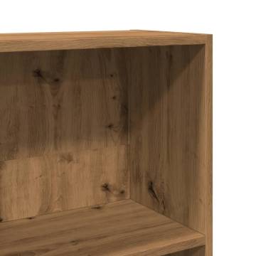 Artisian Oak Bookcase 40x24x143 cm | Stylish Storage Solution