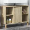 Bathroom Cabinet Sonoma Oak 80x33x60 cm - Stylish Storage Solution