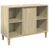 Bathroom Cabinet Sonoma Oak 80x33x60 cm - Stylish Storage Solution