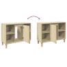 Bathroom Cabinet Sonoma Oak 80x33x60 cm - Stylish Storage Solution