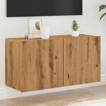 TV Cabinet Wall-mounted Artisian Oak - Stylish & Practical